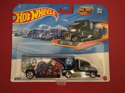 Hot Wheels DC Comics HYPE HAULER Semi Truck Superman Batman Track Fleet - Image 1 of 4