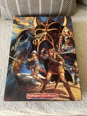 Dungeons And Dragons Jigsaw Puzzle Waddingtons 500 1984 Ref# 00854 Dragonlance - Image 1 of 4