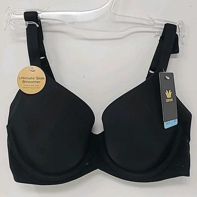 Sujetador Wacoal Full Figure Ultimate Side Smoother Contour 30 C Negro Talla 30C Nuevo con Etiquetas Foto 1 de 4