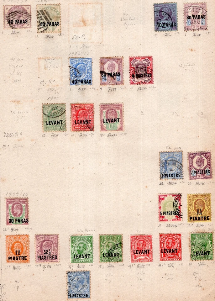 OFICINA LEVANTANTE BRITÁNICA EN TURQUÍA, COLECCIÓN, CV 150 EUROS Foto 1 de 1