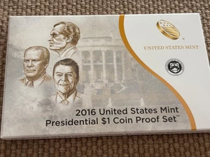 2016 US Mint Presidential $1 Coin Proof Set with COA - Picture 1 of 3