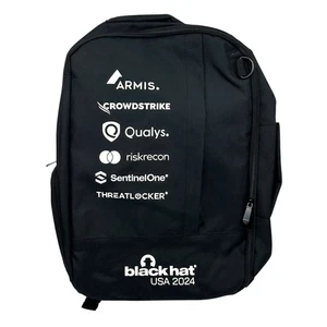 Black Hat USA 2024 Las Vegas Conference Crowdstrike Cybersecurity Backpack Bag - Picture 1 of 5