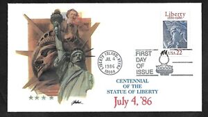 #2224 22c Statue of Liberty -Fleetwood FDC
