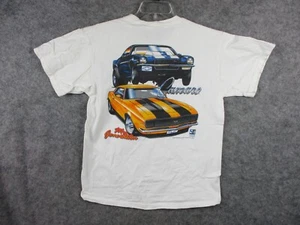 Vintage My Generation Camaro Shirt Men Large White Cotton GM Chevy Car Chevrolet - Picture 1 of 10