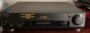 Sony SLV-720HF Hi-Fi Stereo VHS VCR DA Pro 4 Head W/Original Remote! Parts Only - Picture 1 of 9