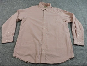 Duluth Trading Mens Large Tall LT Wrinklefighter Long Sleeve Button Shirt - Picture 1 of 14