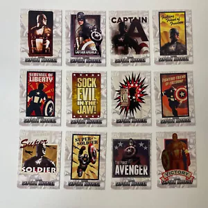 Tarjetas coleccionables con póster de Capitán América 2011 Upper Deck - Imagen 1 de 1