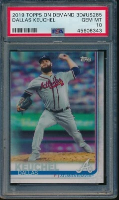 2019 Topps On Demand 3D #US285 Dallas Keuchel PSA 10 Gem Mint SP /540 - Image 1 of 2