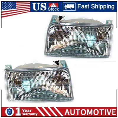 Conjunto de 2 faros izquierda derecha TYC para Ford F-350 1992-1998 PA Foto 1 de 4