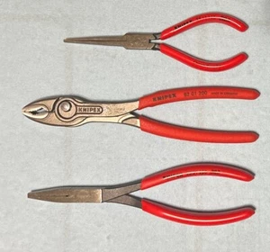 Knipex Flat Nose Telephone 29 11 160 TwinGrip 82 01 200 Flat Nose 28 01 200 - Picture 1 of 15