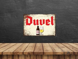 Duvel Beer metal sign,mancave, Beer Hut. Garage Bar, Belgium Beer. - Picture 1 of 1