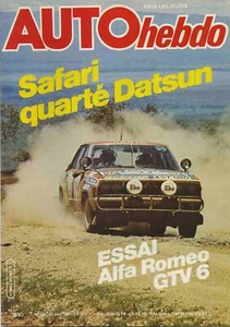 AUTO HEBDO Nr. 263 23.04.1981 SAFARI RALLY ALFA ROMEO GTV6 NOGARO F3 - Bild 1 von 1