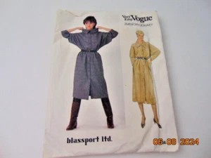 Vogue 1056 sewing pattern Bill Blass DRESS sew Turtleneck Collar sz 1-16-18 (R) - Picture 1 of 7
