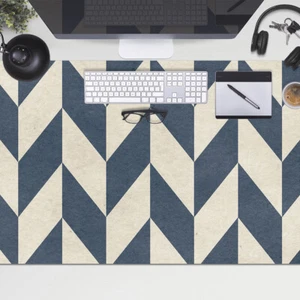 Computer Desk Top Mat Pad Protector for Home Keyboard 100x50 Grey vectors - Afbeelding 1 van 4