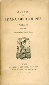 Poesies 1878-1886 Coppee, François 1887 - Picture 1 of 1