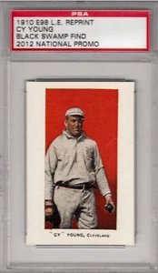Heritage Auctions 1910 E98 L.E. RP Cy Young Black Swamp Find 2012 Promo Card - Picture 1 of 4