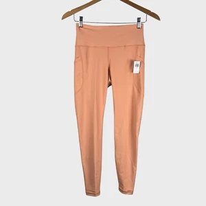 Leggings activos Old Navy para mujer talla S cintura alta PowerSoft naranja 7/8 - Imagen 1 de 9