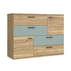 Kommode Skip 5 Mauvella Oak 125x96x42 cm Sideboard Wohnzimmerkommode Wohnzimmer - Bild 1 von 6