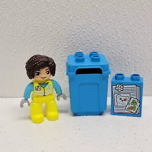 LEGO 10987 DUPLO Town Recycle Bin & Worker Toddler Toy Set - Picture 1 of 12
