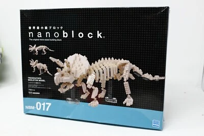 Nanoblock Triceratops Skeleton Kit (700 Piece) NBM 017 - New See Desc - Image 1 of 4