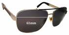 SFx Replacement Sunglass Lenses Fits Montblanc Mb 463s - 61mm Wide