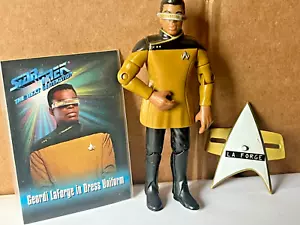 VNTG Geordi LaForge 1993 Start Trek The Next Generation Playmates Action Figure - Picture 1 of 2