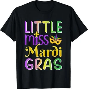 Little Miss Mardi Gras for New Orleans costume girls T-Shirt Hoodie - Picture 1 of 9