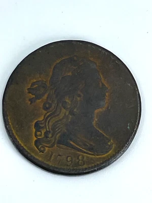 1798 Large Cent Metal Detector Find High Detail - Image 1 of 4