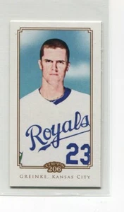 2010 Topps 206 Mini American Caramel Zack Greinke #9 Kansas City Royals - Picture 1 of 2