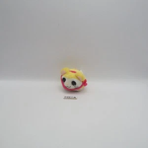 Hamtaro C2511A Pashmina Mafura Chan Hamster Laying 2" Plush Toy Doll Japan Epoch - Picture 1 of 9