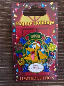 Disneyland Happy Holidays 2020 Disney's Grand Californian Hotel pluto pin - Picture 1 of 1