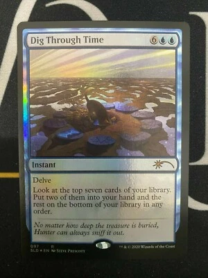 Dig Through Time (FOIL) - Every Dog has it's day Secret Lair (Magic/MTG) - Image 1 of 2