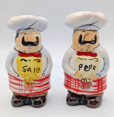 Salero y pimentero italiano de chef 4" Foto 1 de 4