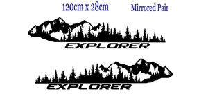 Calcomanía de montaña Explorer grande para furgonetas/caravana autocaravana - Imagen 1 de 3