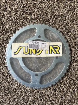 Piñón trasero vintage Kawasaki KX 80 KX85 y KX100 Sunstar acero 2-142349 Foto 1 de 4