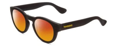 Havaianas TRANCOSO/M Round Designer Polarized Sunglasses in Black 49mm 4 OPTIONS - Image 1 of 4