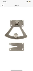 Baldwin 0340056 Quadrante per porta olandese finitura nichel satinato a vita - Foto 1 di 5