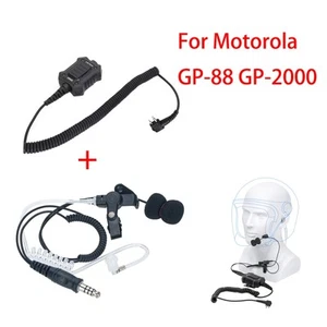MT U94X PTT+7.1mm Air Tube Microphone for Motorola,HYT,Puxing,Feidaxin etc. - Picture 1 of 8