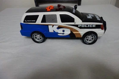 Road Rippers Police K-9 Unit SUV Motorised Lights Blue &white Car Toy Working - Image 1 of 4