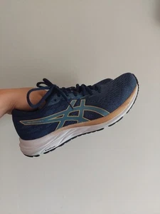 Zapatillas para correr Asics Gel Excite-7 para mujer talla 9 azul marino dorado 1012A875 - Imagen 1 de 13