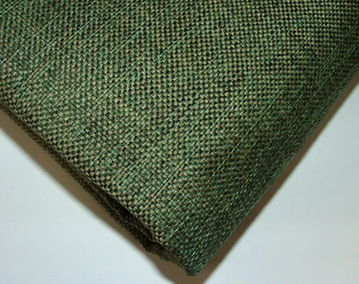 1.6 Metres Olive Green Flame Retardant Woven Upholstery Grade Fabric - Image 1 of 4