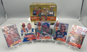 SEALED METALLIC IMPRESSIONS WINTON CUP TOP FIVE DRIVERS 1996 METAL CARD SET - Picture 1 of 12