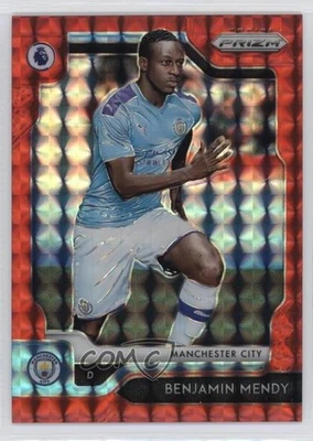 2019-20 Panini Prizm Premier League Red Mosaic Prizm /109 Benjamin Mendy #154 - Image 1 of 2
