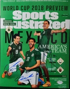 11x14 Chicharito Chucky Lozano Carlos Vela Signed Photo PSA COA Football Soccer - Picture 1 of 2