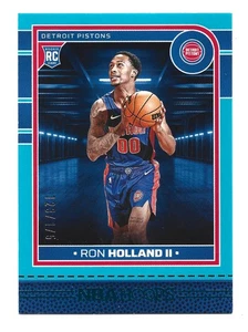 /175 Teal 2024-25 Panini NBA Hoops #235 Rookies Ron Holland II Detroit Pistons - Picture 1 of 2