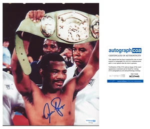 Aaron Pryor signed photo 8x10 ACOA autographed The Hawk - Bild 1 von 3