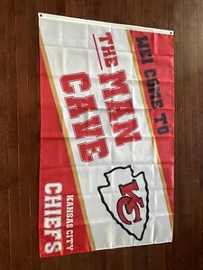 Kansas City Chiefs Flag 3x5 Feet New In Package Nfl Football Sign Man cave - Picture 1 of 3