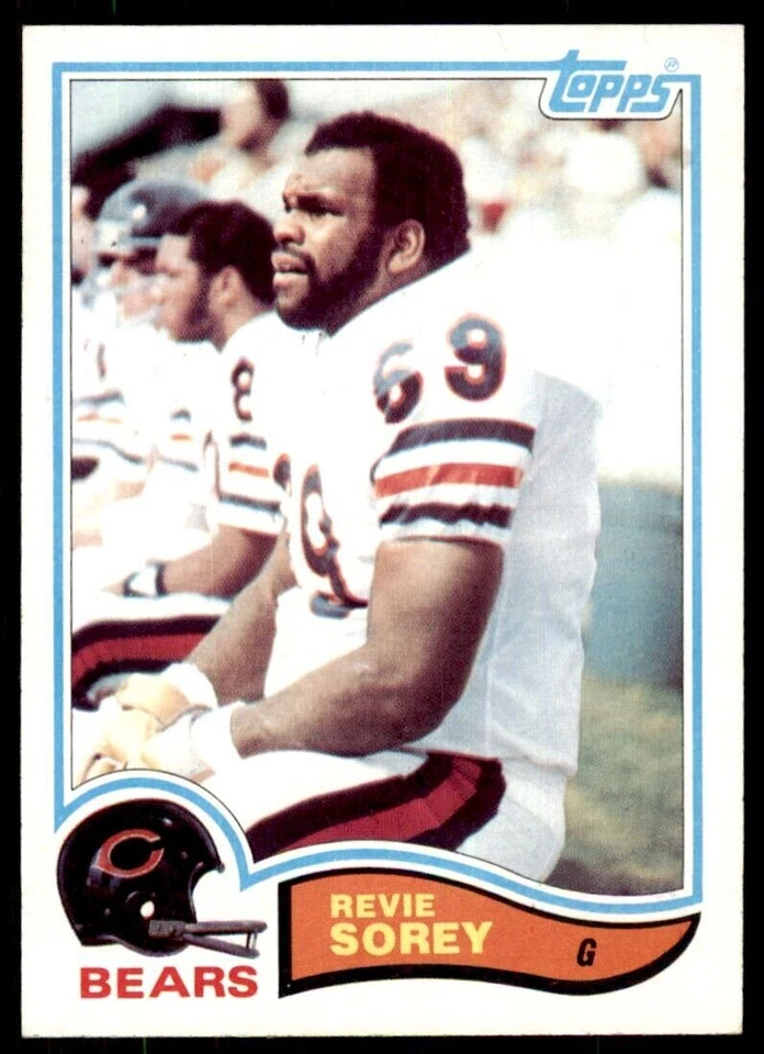 1982 Topps Revie Sorey Chicago Bears #304. - Image 1 of 2