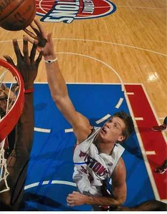 JONAS JEREBKO SIGNED AUTOGRAPHED DETROIT PISTONS 8" x 10" PHOTO W/ COA - Picture 1 of 1
