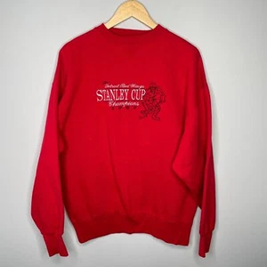 Felpa vintage Brandon Sportswear USA Stanley Cup XL Detroit Red Wings 1992 - Foto 1 di 7